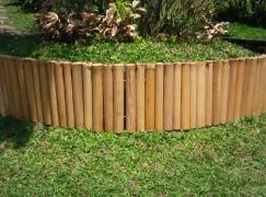 Roll bamboo fences and bed edgings