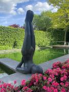 Modern sculptures & yoga line