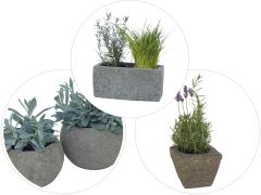 Troughs, pots and bowls