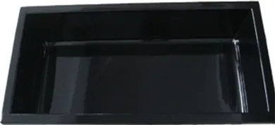 rectangular basin, 110 x 110 x 30 cm, fibreglass 