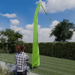 Original Balifahne, maigrün, Auswahl: 6 Meter Variante