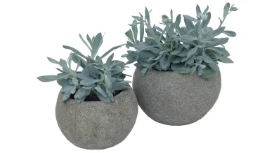 Pflanzgefäß, rund, glatt, 25 cm Ø 