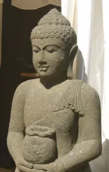 Buddha-Figur, stehend, ca. 100 cm hoch 