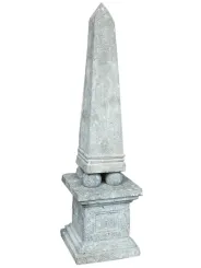 Klassischer Obelisque auf Sockel (2-teilig), 150 cm 