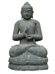 Seated Buddha, Indian, 75 cm H 