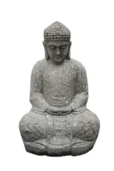 Seated Buddha, Japanese, 120 cm H 