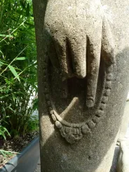 Standing Buddha, Indian, 120 cm H 