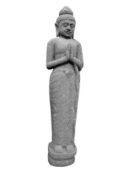 Standing Buddha, Indian, 150 cm H 
