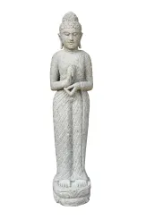 Standing Buddha, Indian, 175 cm H 