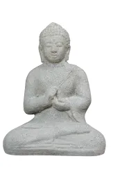 Seated Buddha, Indian, 13 cm h 