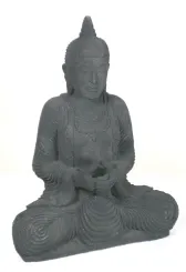 Seated Buddha - Thai  50cm high, antique finish 