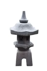 Japanese stone lantern model Yukimi Gata, 85 cm H 