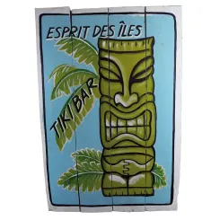 Handbemaltes Schild „Esprit des Iles“, 60 x 40 cm 