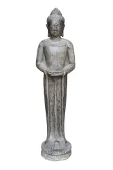Buddha-Figur, stehend, indisch, 151 cm 
