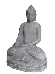 Seated Buddha, Indian, 100 cm H 