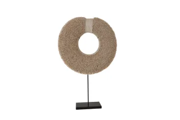 Dekoratives Halsband, ca. 50 cm Durchmesser auf Holzständer 