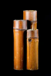 3 Bambusstäbe als Kerze (nur zur Deko) 