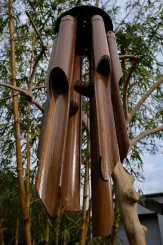 Windspiel "Bali", 80 cm | Bambus und Kokosnuss. Natürlich 