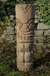 Tiki-Statue aus Kokospalme, Modell 4 