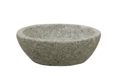 Stone bowl, smooth surface, 15 cm Ø 