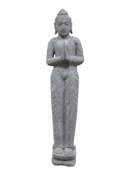 Standing Buddha, Indian, 175 cm H 