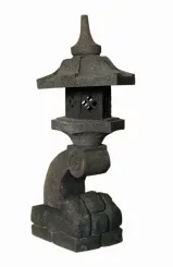 Japanese stone lantern model RANKEI, 120 cm H 