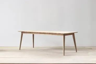 Niedriger Tisch aus Teakholzzweigen und Teakholzwurzel, Größe 100 x 100cm mit 50cm Höhe 