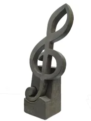 Note mit Ständer als Gartendekorationsobjekt, 145 cm 