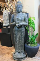 Standing Buddha, Indian, 151 cm H 
