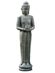Buddha-Figur, stehend, indisch, 190 cm 