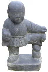 Stehender Kung-Fu-Mönch, ca. 60 cm 