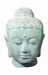 Buddha head, 20 cm high - inside 