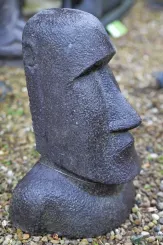 Moai, Größe S (15- 40 cm) 30 cm (Vollguss)