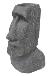 Moai als Pflanzgefäß, 60 cm 