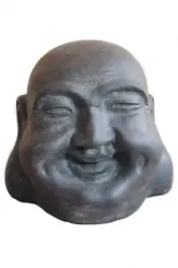 SALE – Chin. Buddha-Kopf als Wasserspiel, 40 cm 