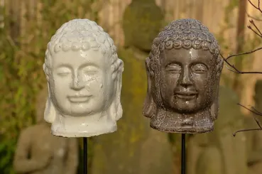 Seated Buddha, Indian, 75 cm H 