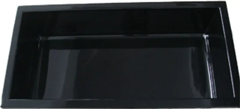 rectangular basin, 110 x 110 x 30 cm, fibreglass 