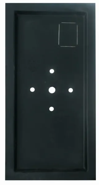 Springbrunnenabdeckung eckig 140 x 70 cm 