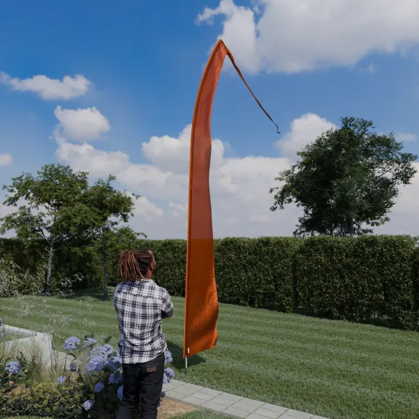 Original Balifahne, kupfer, Auswahl: 6 Meter Variante