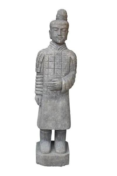 Chinesischer Krieger, stehend, 175 cm 