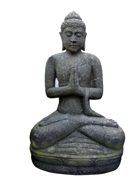 Seated Buddha, Indian, 75 cm H 