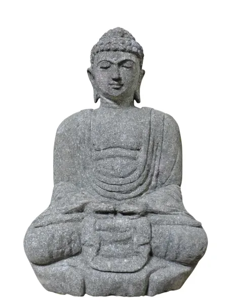 Seated Buddha, Japanese, 75 cm H 