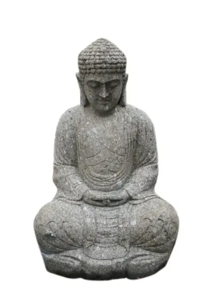 Buddha-Figur, sitzend, japanisch, 120 cm 