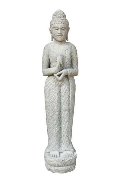 Standing Buddha, Indian, 175 cm H 