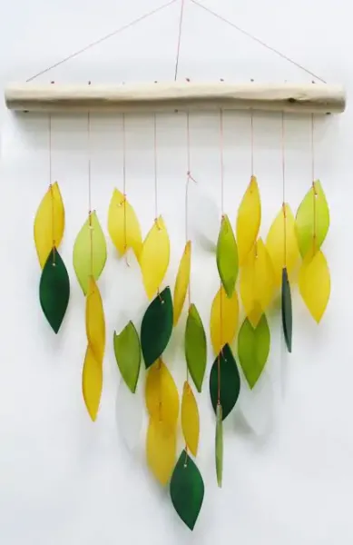 Glas-Windspiel „Wasserfall“, 29 cm 