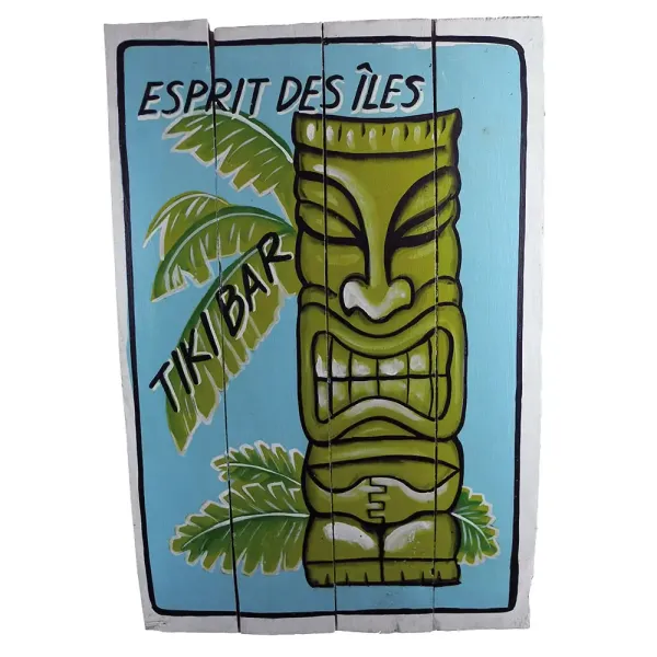 Handbemaltes Schild „Esprit des Iles“, 60 x 40 cm 