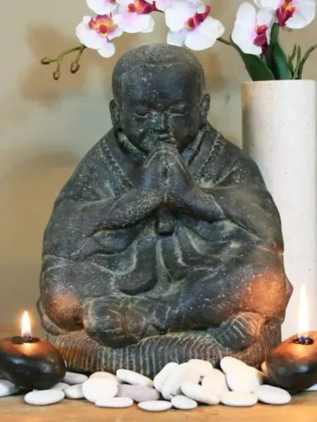 Sitzender Mönch, 30 cm 