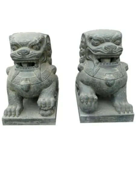 Tempel-Löwen 2er-Set, 60 cm 
