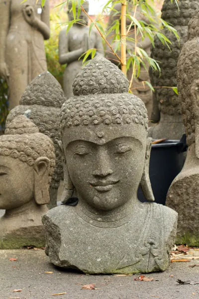 Buddha-Büste, 80 cm 80 cm hoch