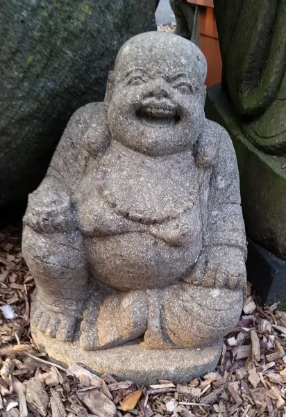 Laughing Chinese Buddha, 40 cm H 